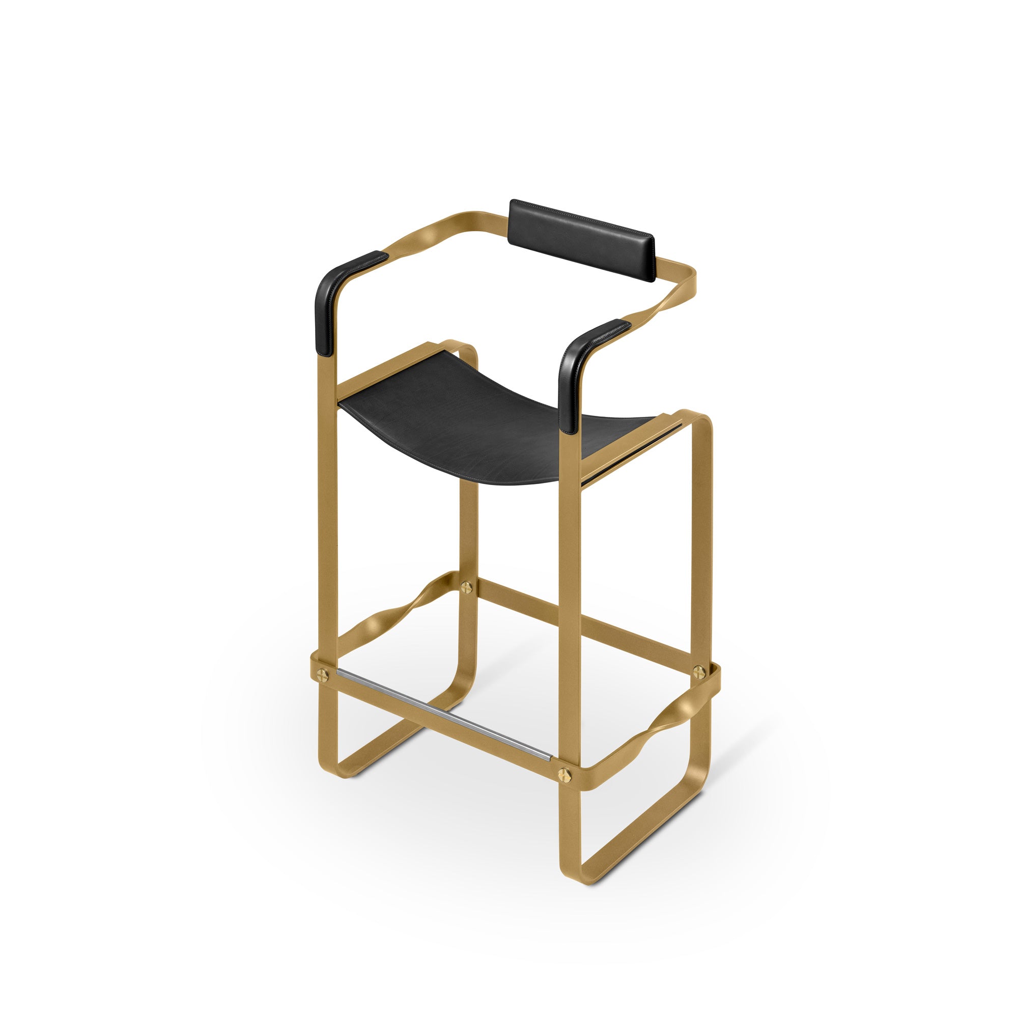 Wanderlust Counter Stool with backrest Collective Form