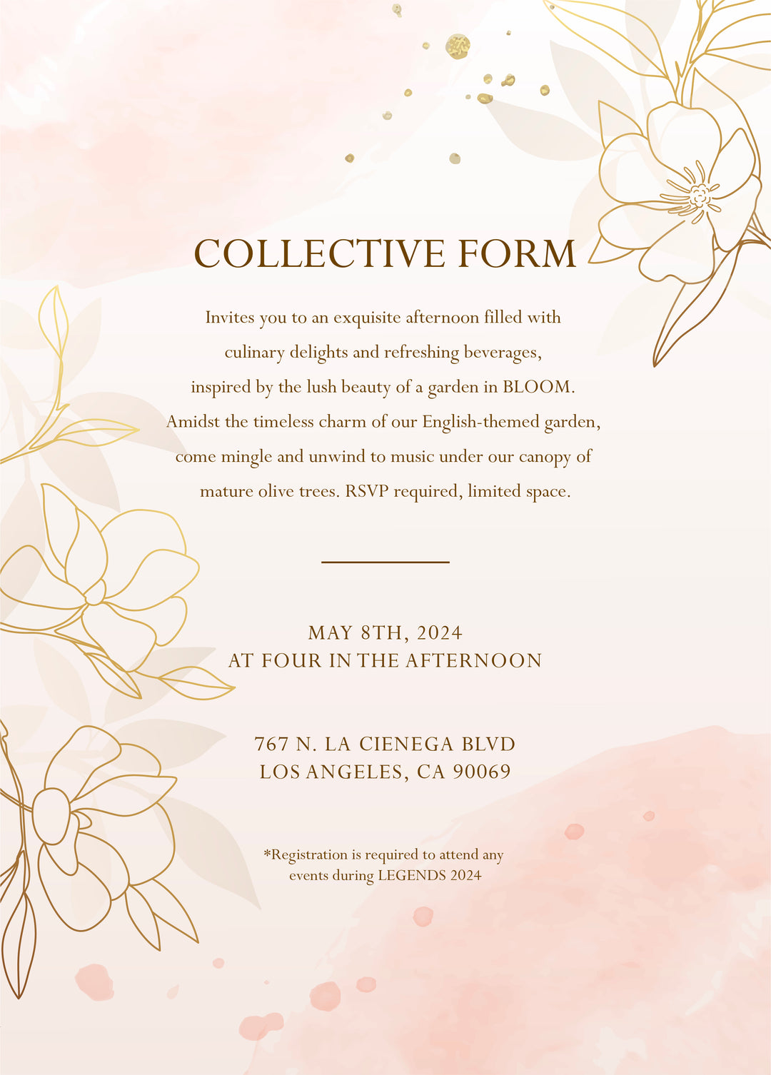 A Springtime Garden Soirée - May 8th | 4-7pm